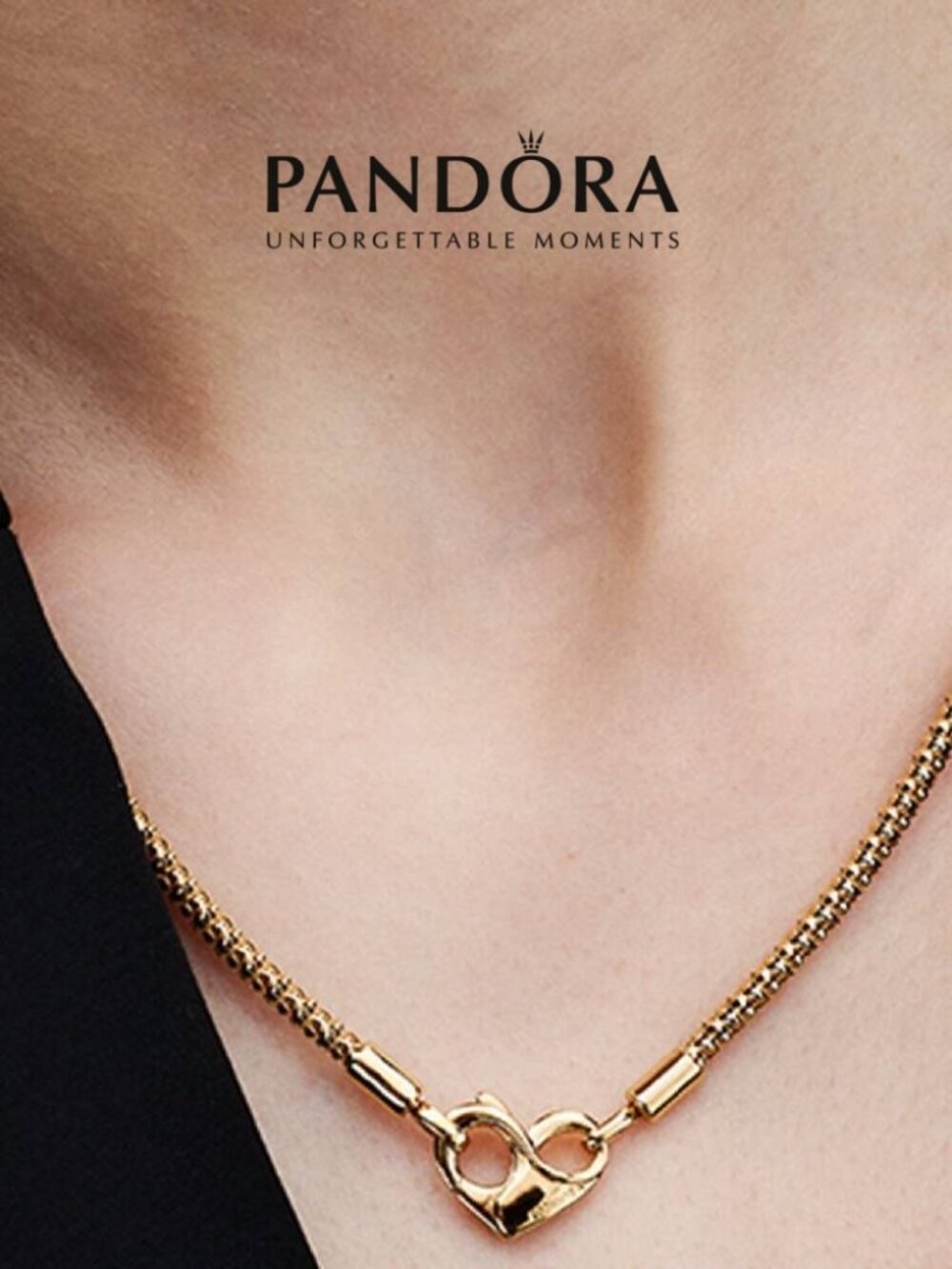 Pandora Studded Chain Necklace View 5